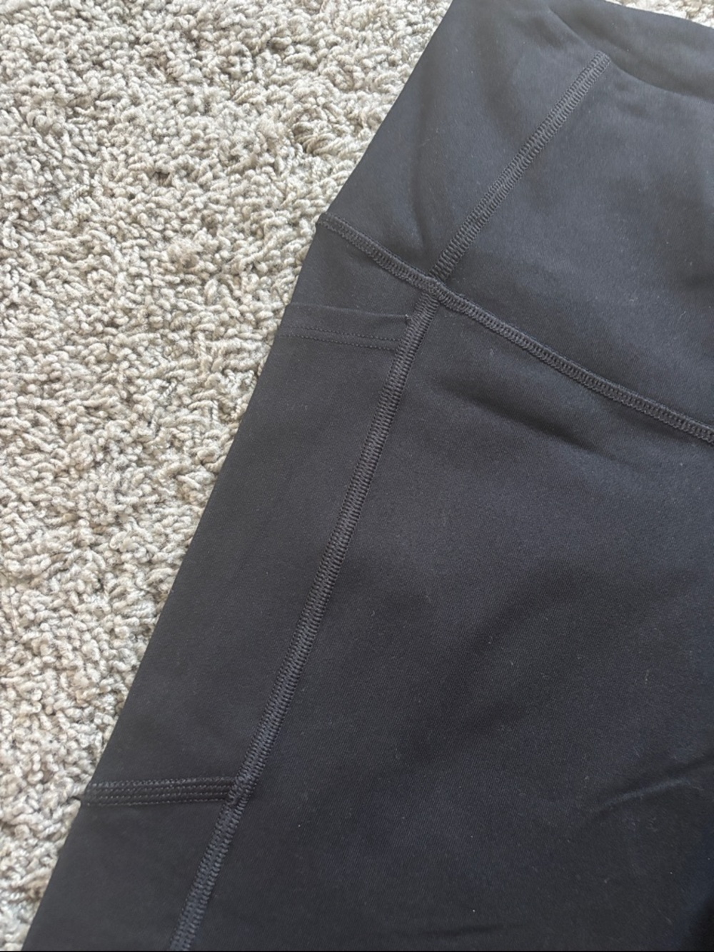 Victoria Sport Knockout Sleek Black High-Rise Workout Leggings - Picture 3 of 12